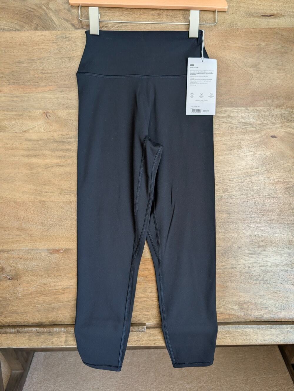 NWT LSKD Fusion 7/8 Tight Leggings Womens Small Black Compressive REP High Waist